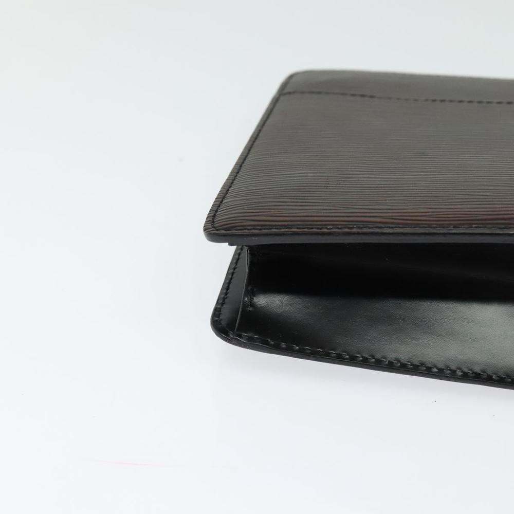 LOUIS VUITTON Epi Pochette Homme Clutch Bag Black Noir M52522 LV Auth 114672 - Picture 7 of 16